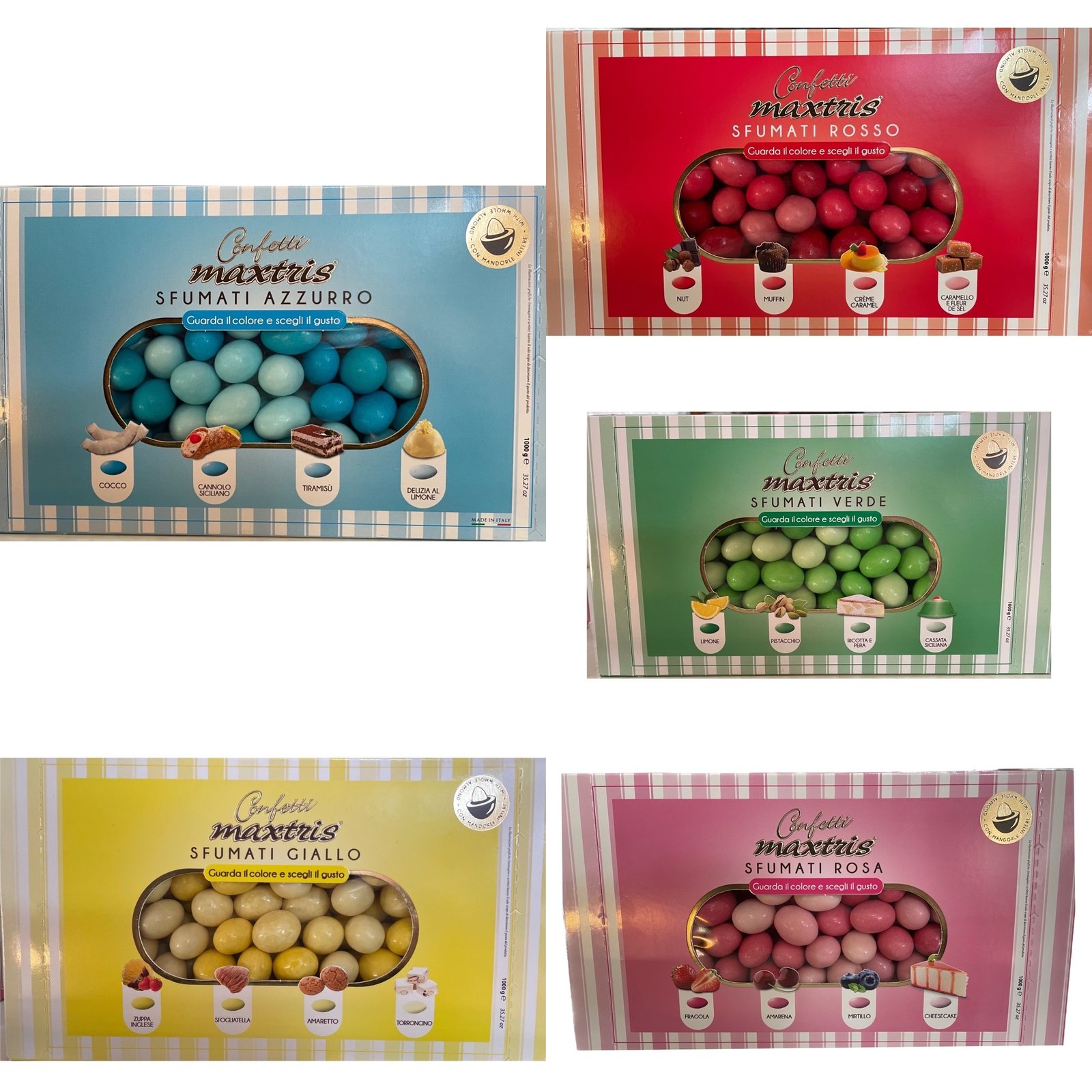 Confetti Maxtris sfumati