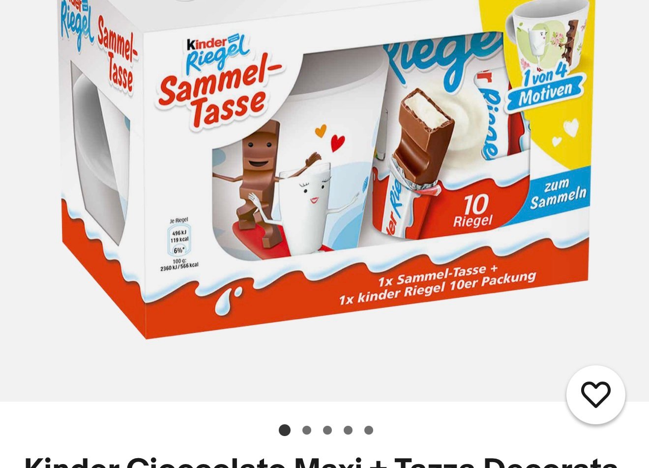 Tazza Kinder - immagine 2